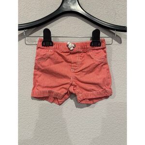 Carters Orange &‎ White Striped Top Size 18 Months